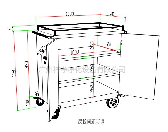 無菌物品運(yùn)送車、回收車、下送車、電動(dòng)運(yùn)送車、密封車設(shè)計(jì)圖